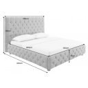 PARIS modern ágykeret- 180x200cm - szürke
