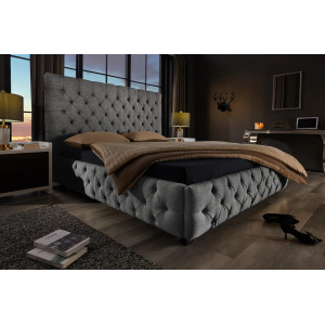 PARIS modern ágykeret- 180x200cm - szürke INVICTA