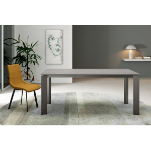 NARNI bővíthető kerámia étkezőasztal - 120-170cm - szürke Bővíthető étkezőasztal