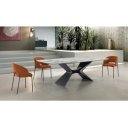 DOLOMITE kerámia étkezőasztal - 220cm - világos márvány