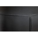 PAPILLON-II design forgatható szék - valódi bőr - fekete