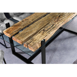 BARRACUDA-II design teakfa étkezőasztal - 220cm