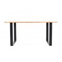 COAST tömör akác/epoxy étkezőasztal - 160cm