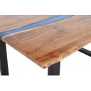 COAST tömör akác/epoxy étkezőasztal - 160cm