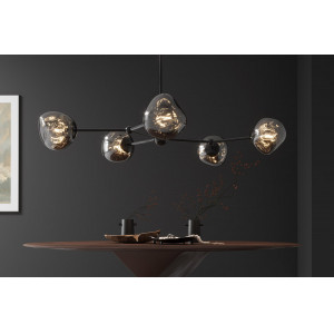 LIQUID DIAMOND design függőlámpa - ezüst Függőlámpák