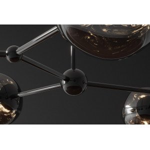 LIQUID DIAMOND design függőlámpa - ezüst