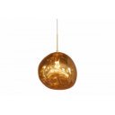 LIQUID DIAMOND design függőlámpa - 35cm - arany/ezüst/réz