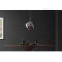 LIQUID DIAMOND design függőlámpa - 35cm - arany/ezüst/réz