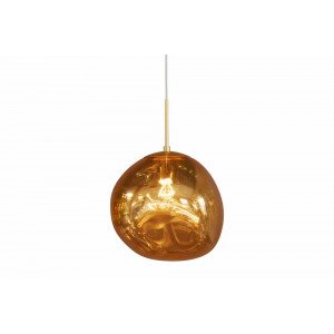 LIQUID DIAMOND design függőlámpa - 35cm - arany/ezüst/réz