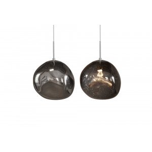 LIQUID DIAMOND design függőlámpa - 35cm - arany/ezüst/réz