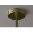 LIQUID DIAMOND design függőlámpa - 20cm - arany/ezüst/réz