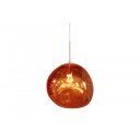 LIQUID DIAMOND design függőlámpa - 20cm - arany/ezüst/réz