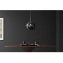 LIQUID DIAMOND design függőlámpa - 20cm - arany/ezüst/réz