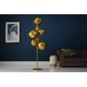 LIQUID DIAMOND design állólámpa - 170cm - arany