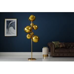 LIQUID DIAMOND design állólámpa - 170cm - arany