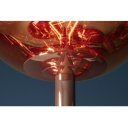 LIQUID DIAMOND design állólámpa - 170cm - réz