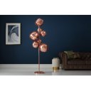 LIQUID DIAMOND design állólámpa - 170cm - réz