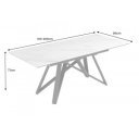 ATLAS design bővíthető étkezőasztal - márvány - 160-200cm