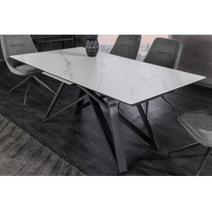 ATLAS design bővíthető étkezőasztal - márvány - 160-200cm