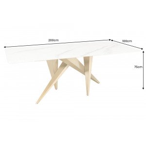 ART LIVING design étkezőasztal - 200cm