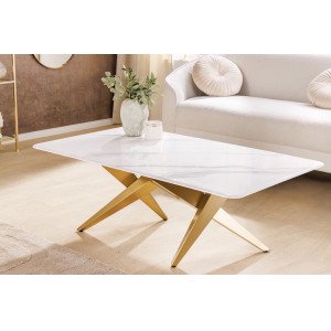 ART LIVING design dohányzóasztal - 130cm INVICTA