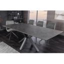 ETERNITY bővíthető kerámia étkezőasztal - 160-200cm - grafit