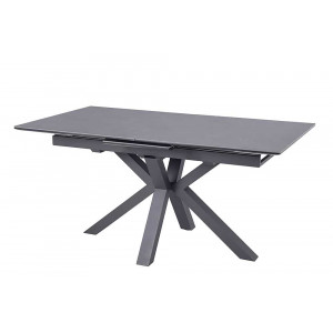 ETERNITY bővíthető kerámia étkezőasztal - 160-200cm - grafit