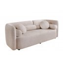 ART DECO design bouclé kanapé - 198cm - beige