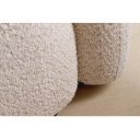 ART DECO design bouclé kanapé - 198cm - beige