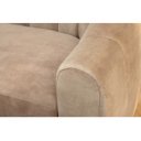 BABYLON design bársony kanapé - 200cm - beige