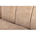 BABYLON design bársony kanapé - 200cm - beige