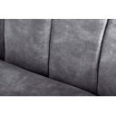 BABYLON design bársony kanapé - 200cm - antracit