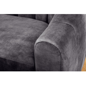 BABYLON design bársony kanapé - 200cm - antracit