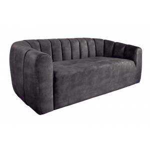 BABYLON design bársony kanapé - 200cm - antracit