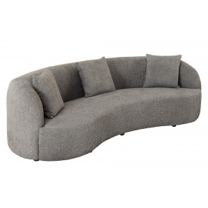 ATELIER design bouclé kanapé - 230cm - szürke