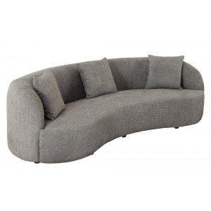 ATELIER design bouclé kanapé - 230cm - szürke