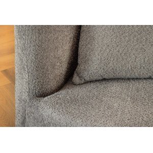 ATELIER design bouclé kanapé - 230cm - szürke
