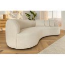 ATELIER design bouclé kanapé - 230cm - beige