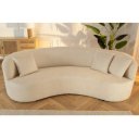 ATELIER design bouclé kanapé - 230cm - beige