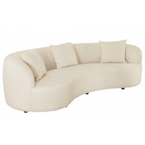 ATELIER design bouclé kanapé - 230cm - beige