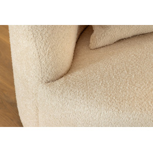 ATELIER design bouclé kanapé - 230cm - beige