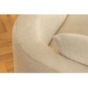 ATELIER design bouclé kanapé - 330cm - beige