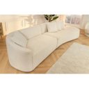 ATELIER design bouclé kanapé - 330cm - beige