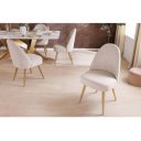 MIA CASA exkluzív kordbársony szék - beige