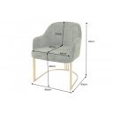 EXTRAVAGANCIA exkluzív szék - zöld