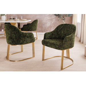 EXTRAVAGANCIA exkluzív szék - zöld INVICTA