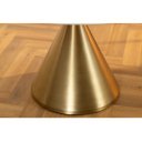 ELEGANCIA modern kerek étkezőasztal - 130cm - fehér