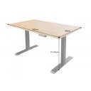 OAK DESK állítható magasságú íróasztal - 120cm