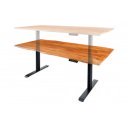 MAMMUT állítható magasságú akác íróasztal - 180cm