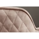 EUPHORIA design bársony szék - beige